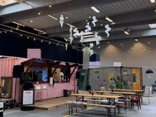 Kunstinstallation til Kabel29 p Traaden i Middelfart