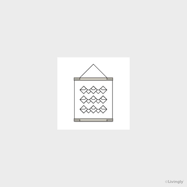 RectoVerso Square Waves, Small, White