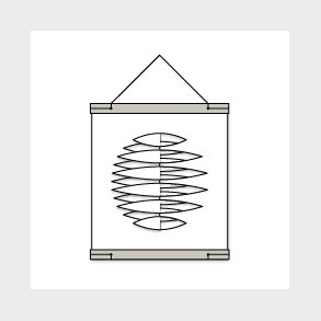 RectoVerso, Blad lille, hvid  