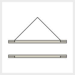 RectoVerso Frame A3, top and buttom