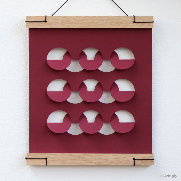 RectoVerso, Circle Waves, medium, red