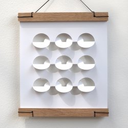 RectoVerso, Cirkel-blger lille, hvid  