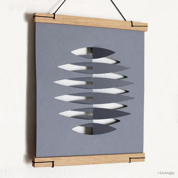 RectoVerso Leaf, small, grey