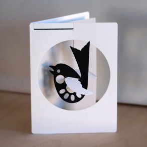 Mejse i kort, sort i hvidt