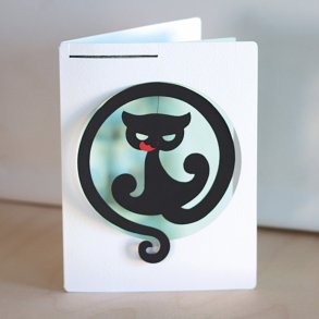 Cat in Card