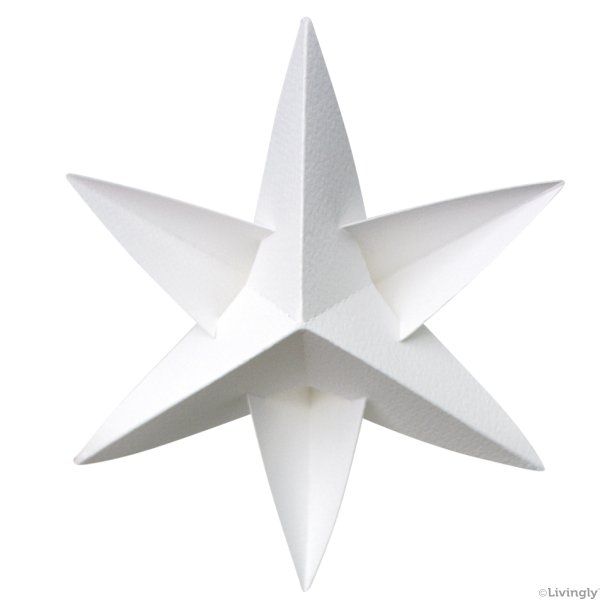 BOXofSTARS, enkelt 14 cm, hvid, 4 stk