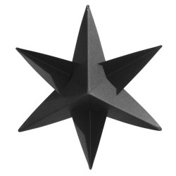 BOXofSTARS, enkelt 14 cm, sort  