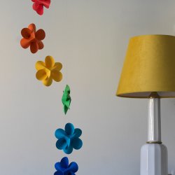 Flower Mobile, multi coloured