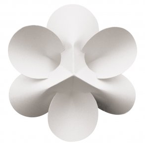 Flower, white 4 single pcs.