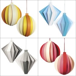 Bentzen kugler, orange/gul, 2 stk. 10 cm  