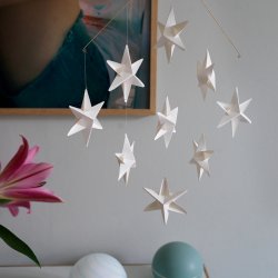 Sirius Star Mobile mini, white