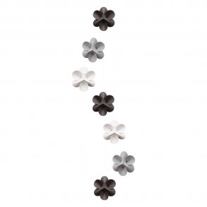 Flower Mobile, grey-white