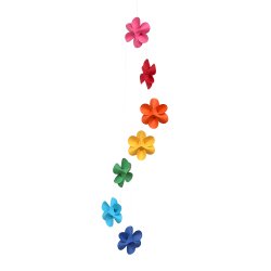 Flower Mobile, multi coloured