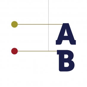 Letter Mobile, 2 letters, blue