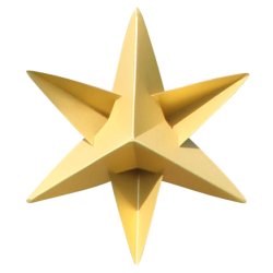 BOXofSTARS, enkelt 14 cm, Guld  