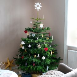 Sirius Stjerne Mini, hvid, 3 stk.  