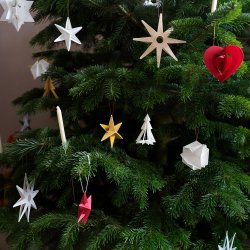 Sirius Stjerne Mini, hvid, 3 stk.  