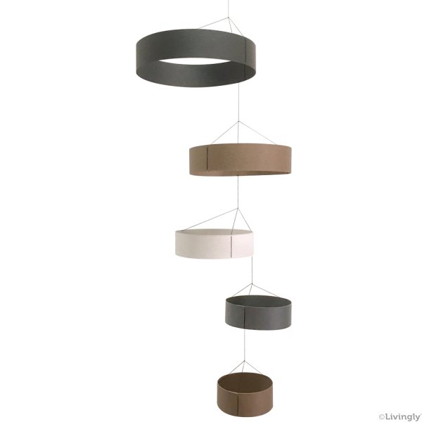 Circulos Mobile, lysebrun  