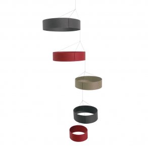 Circulos Mobile, red  