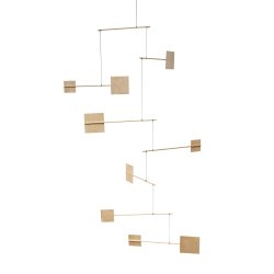 Quadrat mobile, 9 natur  