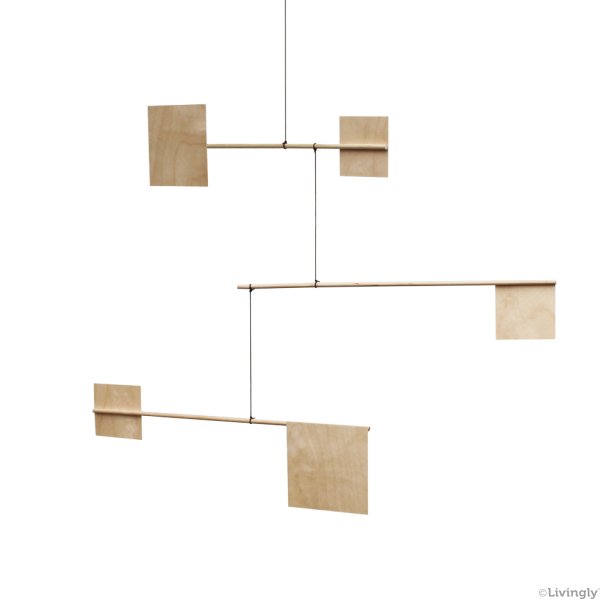 Quadrat mobile, 5 natur  