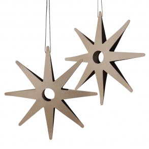 Vera Star 15 cm, 2 pcs, light brown