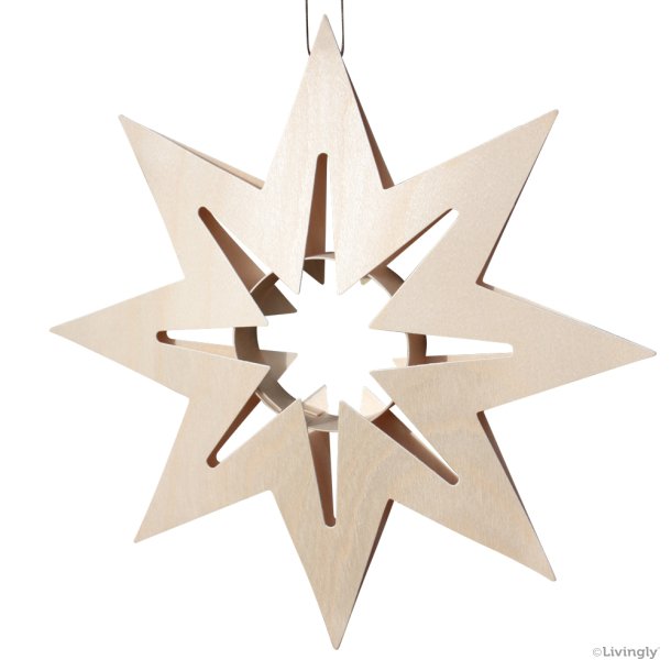Vera Star, 26 cm, wood
