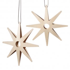 Vera Star 15 cm, 2 pcs, wood