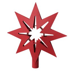 Vera Top Star 26 cm, red