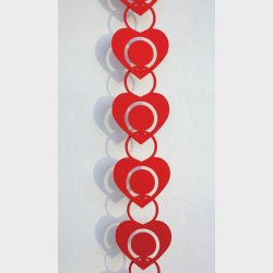 Gr-det-selv hjerteranke, 12 stk. rd  