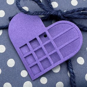 Gift tag ice purple