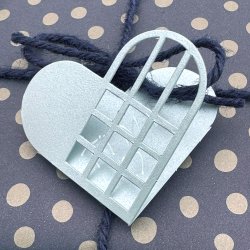 Hjerte ornamenter - gavemrker, slv