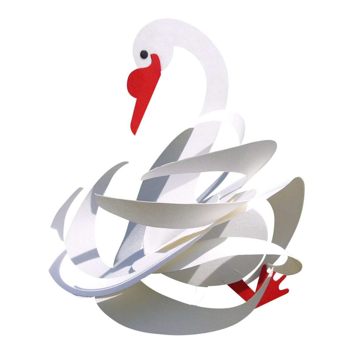 Svane 22 cm - Dyr - Livingly Paper Craft and Mobiles