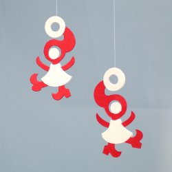 Clog Elves miniature, 4 pcs