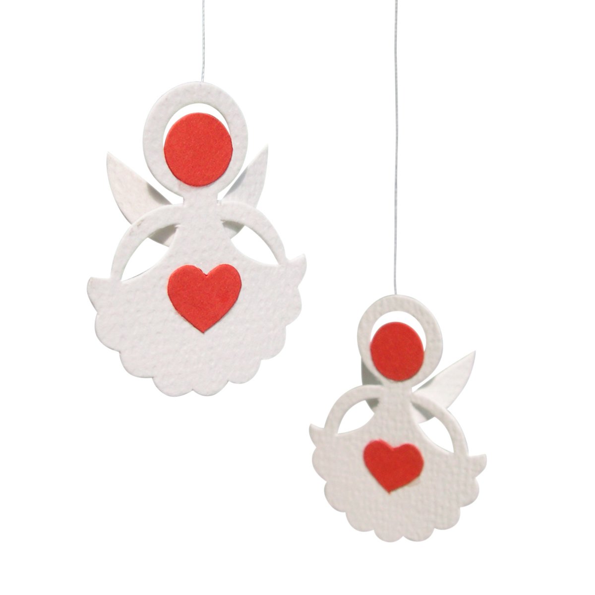 Angels miniature, 4 pcs - Christmas - Livingly Paper Craft and Mobiles