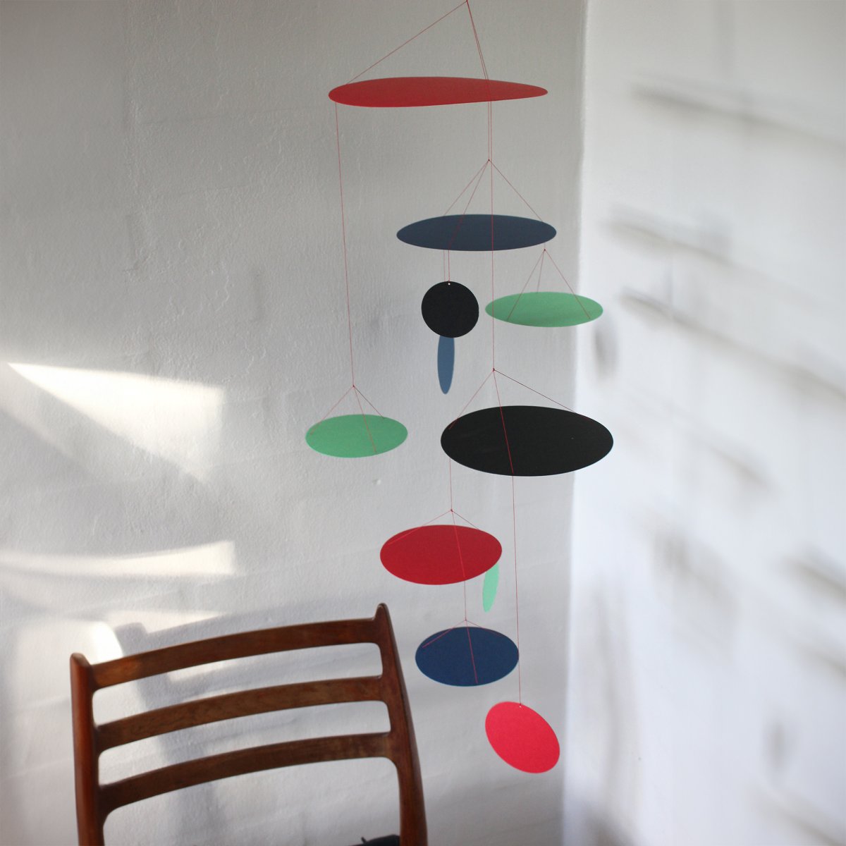 UFO Mobile, original colours - Mobiles - Livingly Paper Craft and Mobiles