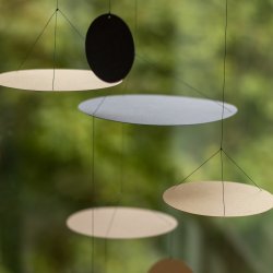 UFO Mobile, brown - Mobiles - Livingly Paper Craft and Mobiles