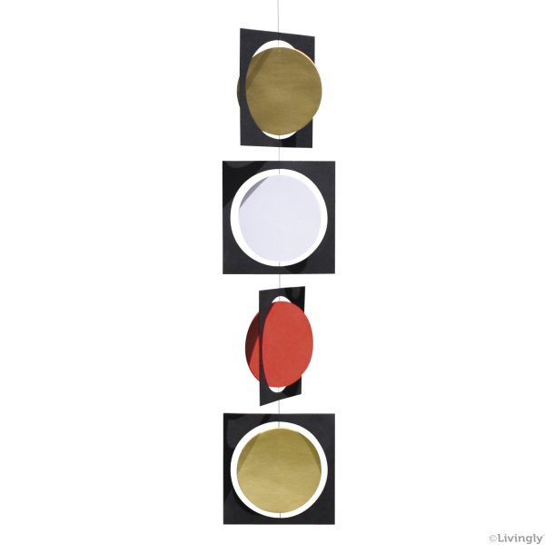 Circle Frame 4, sort-rd-gul-grn  