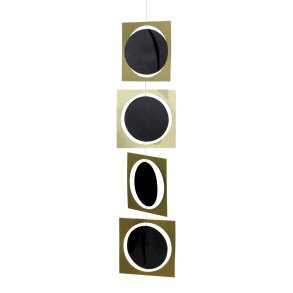 Circle Frame 4, gold-black