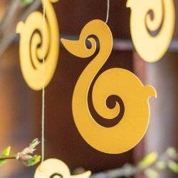 Ducklings in loop, 4 pcs