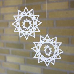 Ice Crystal, 2 pcs, white