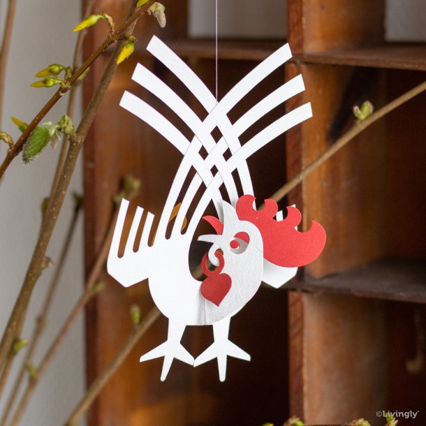 Rooster w. Heart