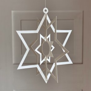 Triple Star large, 2 pcs, white