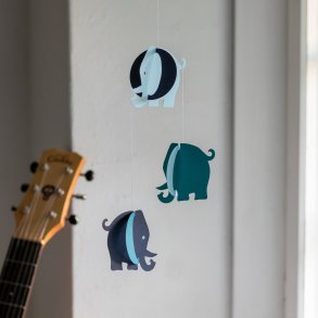Elephant Mobile, blue
