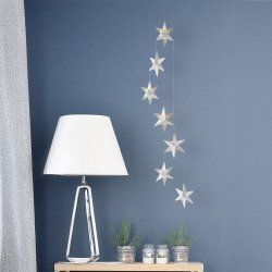 Stjernemobile, 120 cm, hvid  