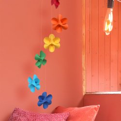 Flower Mobile, multi coloured