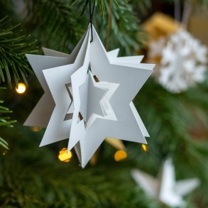 Clara Star, white, 2 pcs