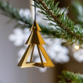 Geometrees, 2 pcs, gold
