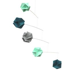 Molekylemobile mini /5, bl/grn  