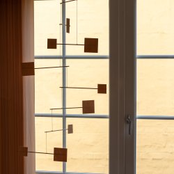 Quadrat mobile, 9 natur  